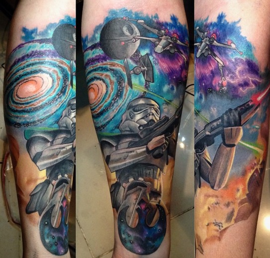 Inspirados en Star Wars: Tatuajes que harán que 