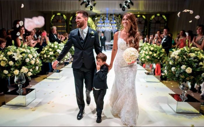 futbolistas tacaños en boda de Messi